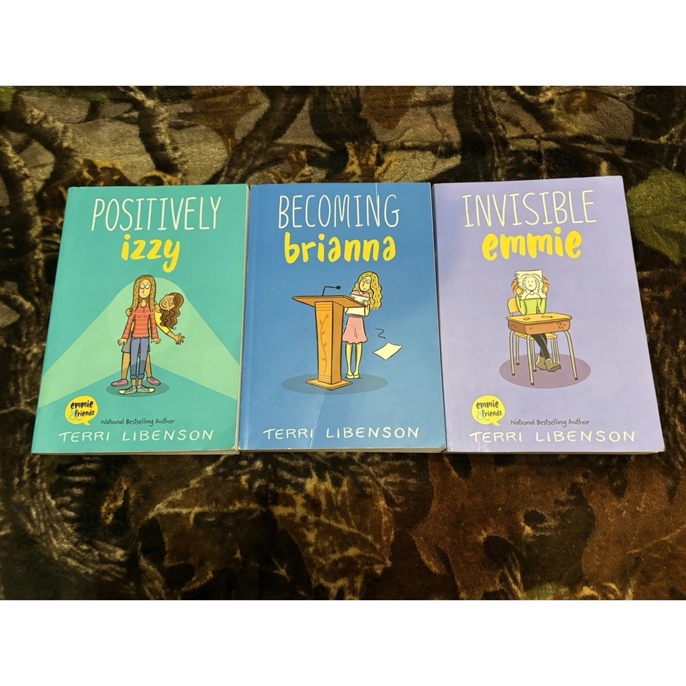Becoming Brianna Positively Izzy Invisible Emmie Terri Libenson Graphic Novels